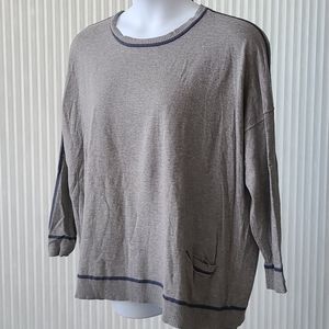 Marla Wynne Crew Neck Grey Sweater